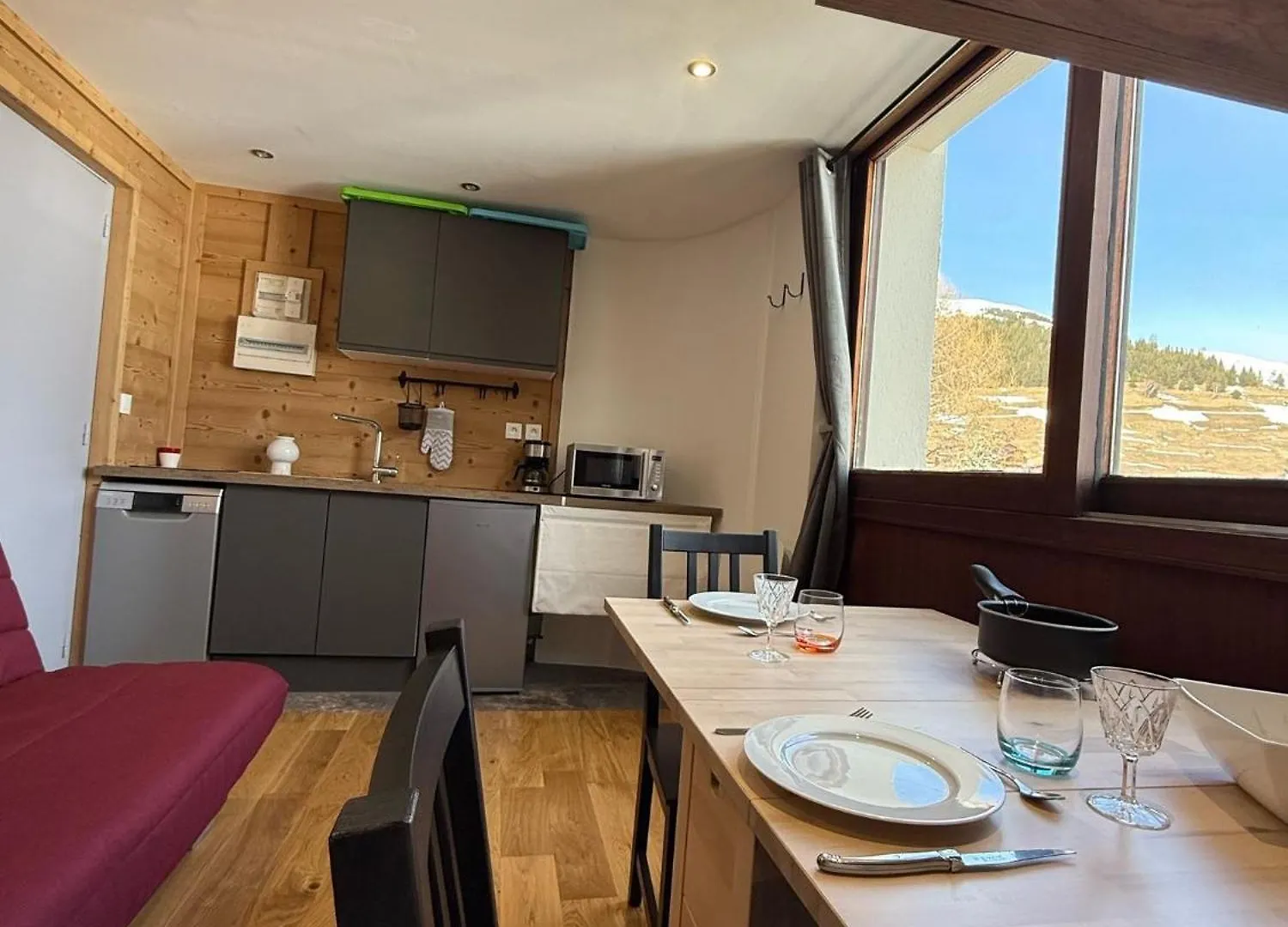 Apartament Le 3300 - 42 - Studio Vue Piste - 2 Pers Les Deux Alpes